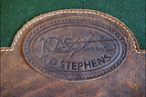 KD Stephens Professional Satchel Laptop Briefcase Bag Leather Canvas
