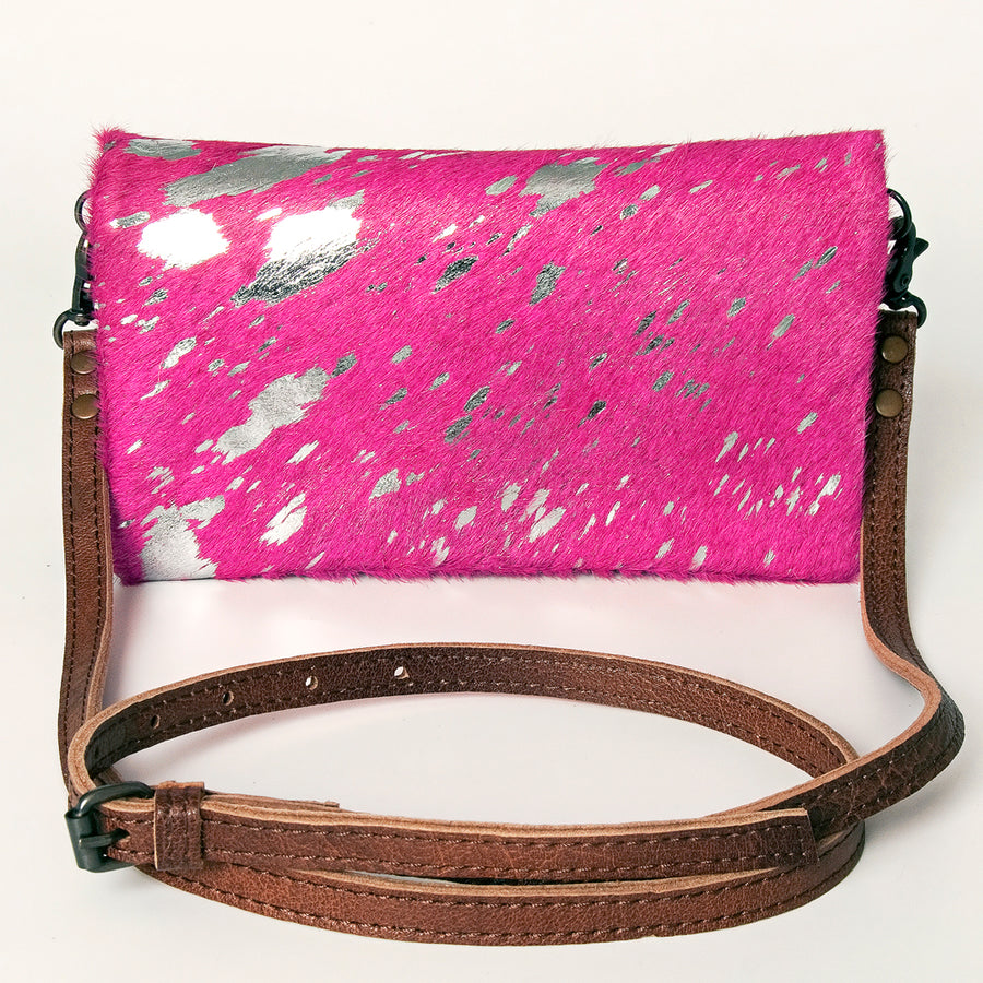 American Darling Small Cross body Bag, Hair-On Cowhide, Genuine Full Grain Western Purse