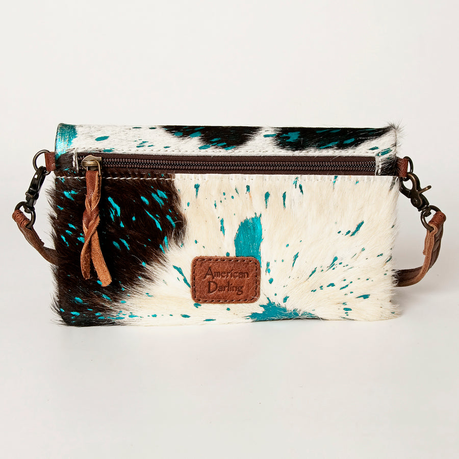 American Darling Small Cross body Bag, Hair-On Cowhide, Genuine Full Grain Western Purse