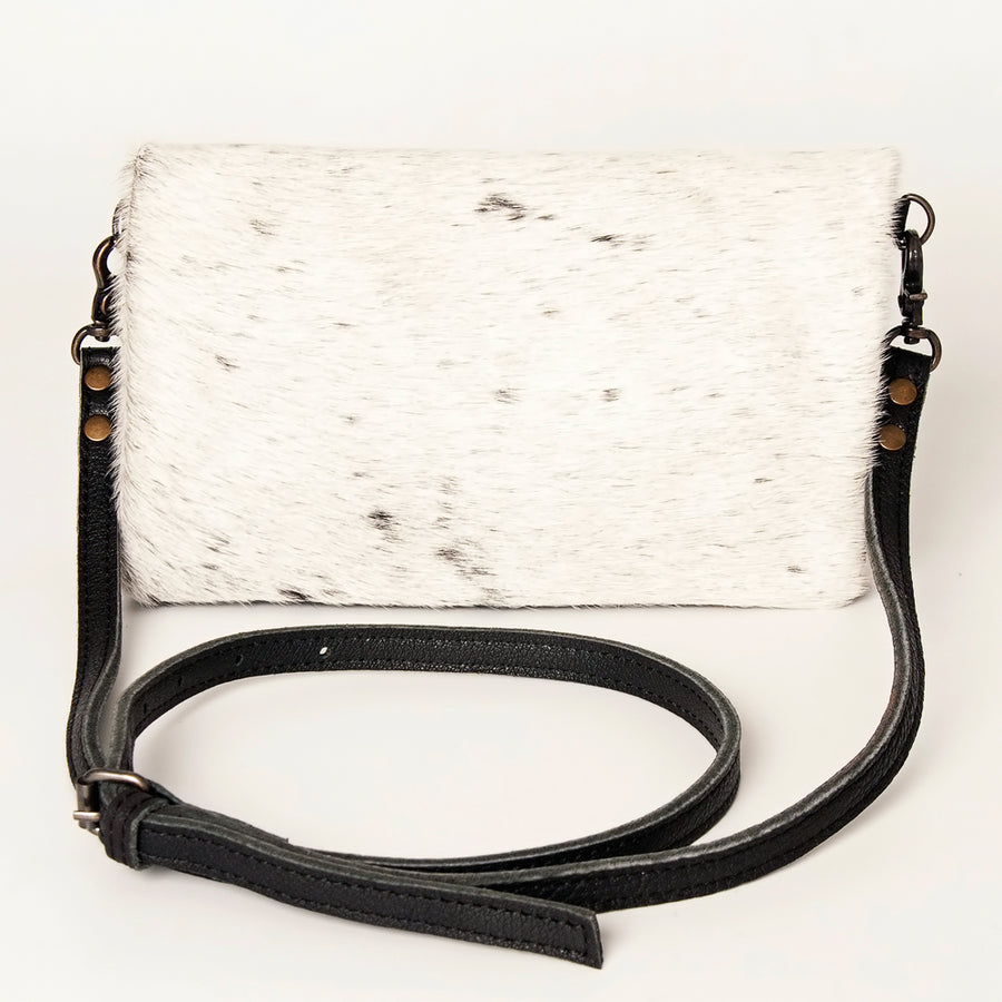 American Darling Small Cross body Bag, Hair-On Cowhide, Genuine Full Grain Western Purse