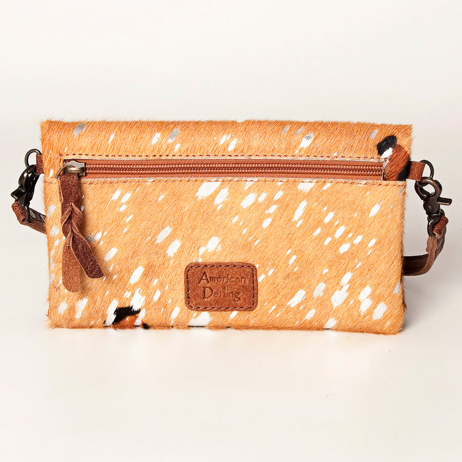 American Darling Small Cross body Bag, Hair-On Cowhide, Genuine Full Grain Western Purse