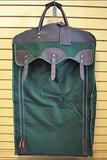 23“W x 20“H x 7“D KD Stephens Garment Bag  Leather Canvas Regular Size