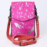 American Darling Cell Phone Holder Hand Tooled Genuine Leather Western Women Bag Purse | Case