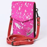 American Darling Cell Phone Holder Hand Tooled Genuine Leather Western Women Bag Purse | Case
