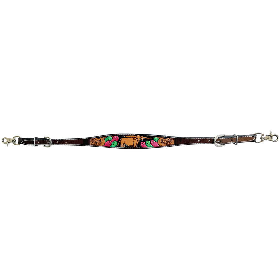 Bar H Equine Genuine Western American Leather Horse Wither Strap - Uhorse