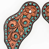 Bar H Equine Leather Spurs Straps for Adults Western Womens Spur Horse Riding Barrel Racing Show and Rodeo Strap Adult Women