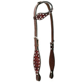 Bar H Equine American Leather H. Saddle Tk. One Ear Headstall | by Hilason – Cowboy and equestrian accessories