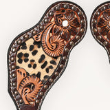 Bar H Equine Leather Spurs Straps for Adults Western Womens Spur Horse Riding Barrel Racing Show and Rodeo Strap Adult Women