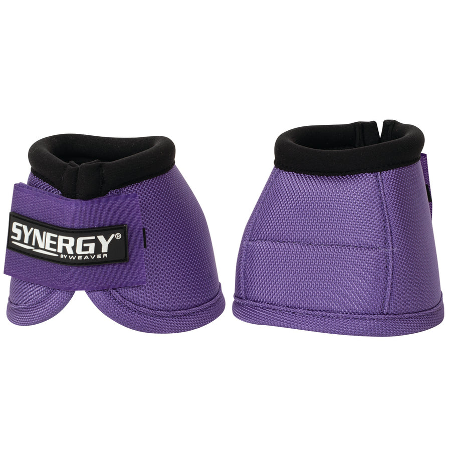 Medium Horse Bell Boots Synergy Sport 2520D Ballistic Purple - Uhorse