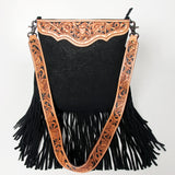 American Darling ADBGS192DM1F Messenger Hand Tooled Embossed Genuine Leather women bag western handbag purse