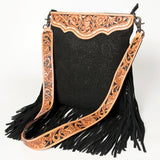 American Darling ADBGS192DM1F Messenger Hand Tooled Embossed Genuine Leather women bag western handbag purse