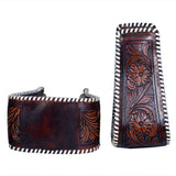 Horse Western Saddle Stirrup Leather Floral Stirrups Pair Hilason