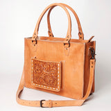 American Darling ADBG828 Tote Hand Tooled Genuine Leather Women Bag Western Handbag Purse