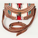 ADBG829A American Darling Hand Tooled Saddle Blanket Genuine Leather Women Bag Western Handbag Purse