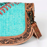 ADBG829F American Darling Hand Tooled Saddle Blanket Genuine Leather Women Bag Western Handbag Purse