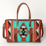 American Darling ADBG835E Tote Hand Tooled Saddle Blanket Genuine Leather women bag western handbag purse