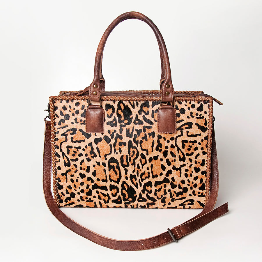 American Darling Briefcase Hair On Genuine Leather Western Women Bag | Handbag Weekend Travel Bags for