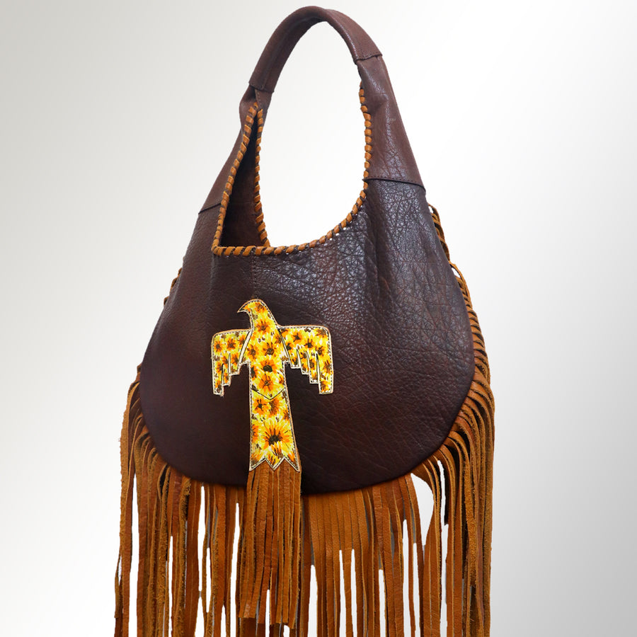American Darling ADBGM175B Hobo Genuine Leather women bag western by Hilason – Cowboy and equestrian accessories