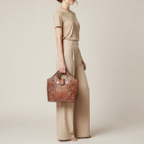 American Darling Tote Hand Tooled Genuine Leather Women Bag Western Handbag Purse