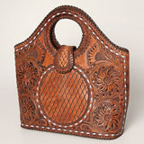 American Darling ADBGZ597 Tote Hand Tooled Genuine Leather Women Bag Western Handbag Purse