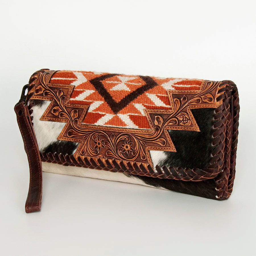 ADBGZ600 American Darling Saddle Blanket Hair On Genuine Leather Women by Hilason – Cowboy and equestrian accessories