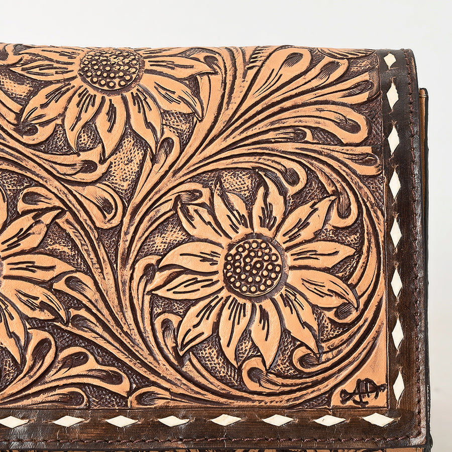 American Darling Crossbody Hand Tooled Genuine Leather Women Bag Western Handbag Purse