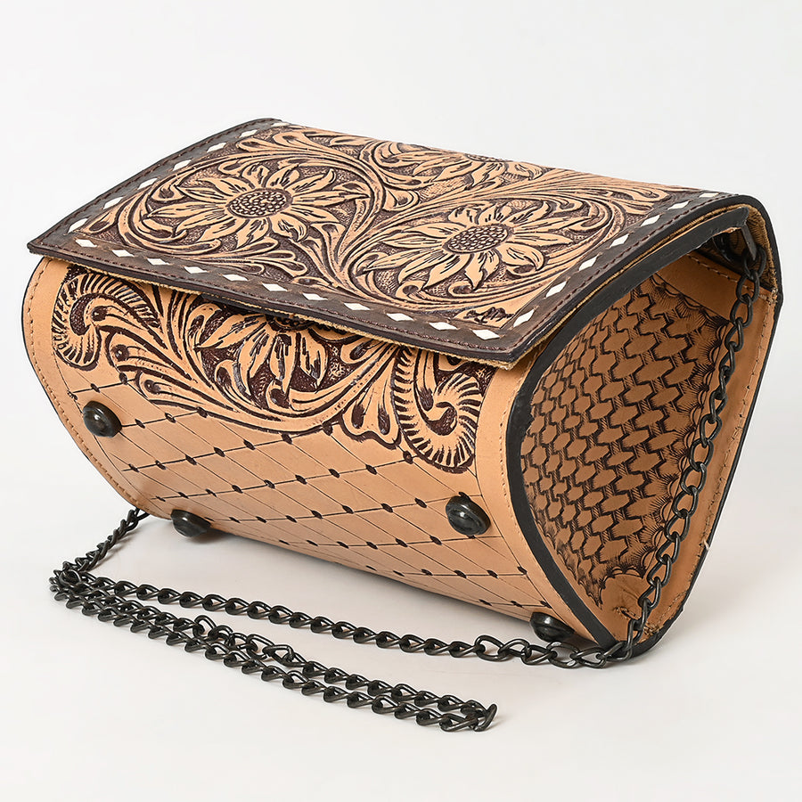 American Darling Crossbody Hand Tooled Genuine Leather Women Bag Western Handbag Purse