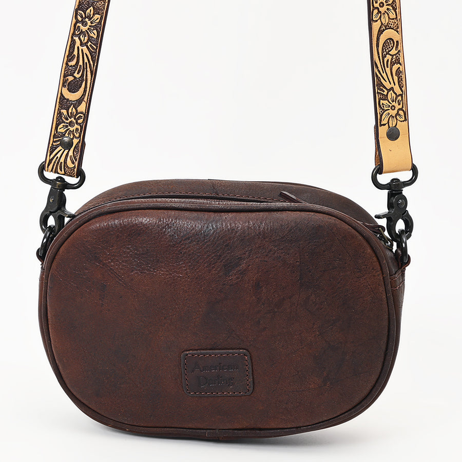 American Darling Crossbody Hand Tooled Genuine Leather Women Bag Western Handbag Purse