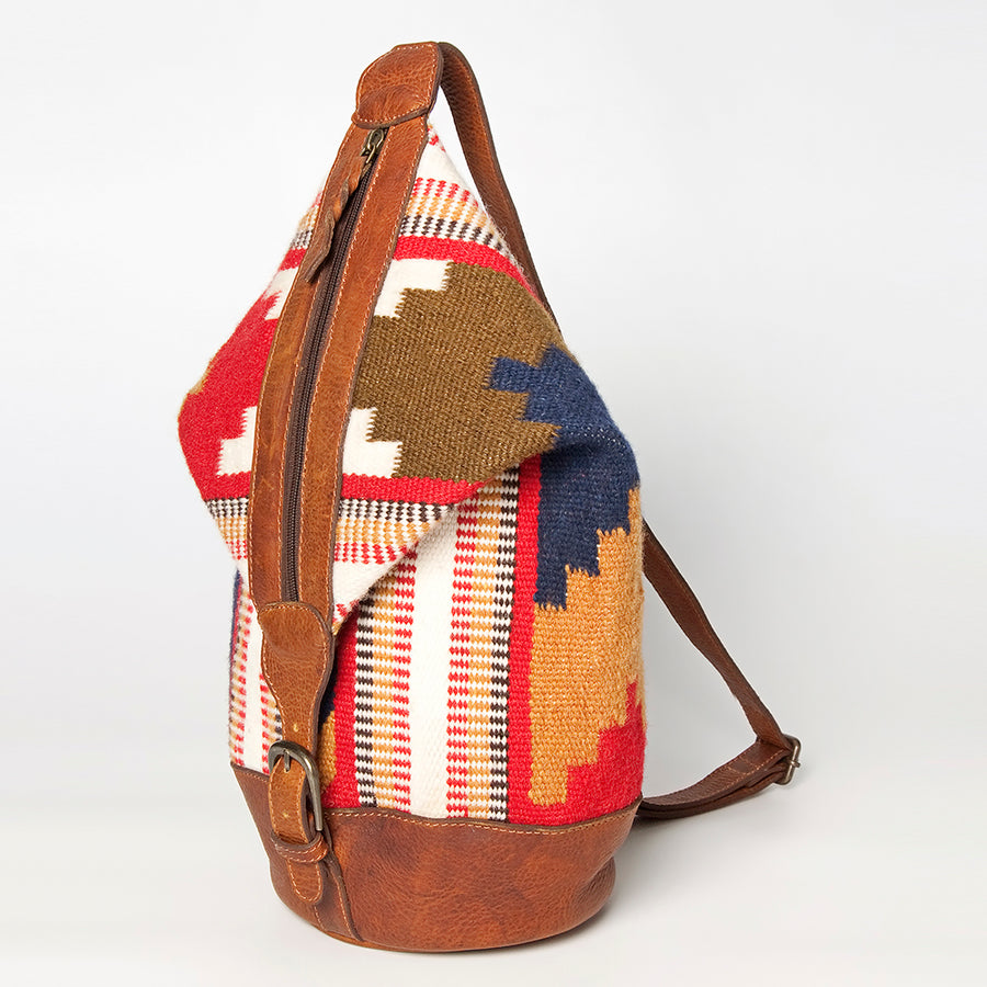 American Darling Backpack Saddle Blanket Genuine Leather Women Bag Western Handbag Purse - Uhorse