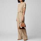 American Darling Backpack Hand Tooled Hair On Genuine Leather Women Bag Western Handbag Purse