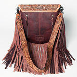 American Darling ADBGZ612 Messenger Saddle Blanket Genuine Leather Women Bag Western Handbag Purse