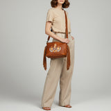 American Darling Small Crossbody Genuine Leather Women Bag Western Handbag Purse