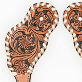 Bar H Equine Leather Spurs Straps for Adults Western Womens Spur Horse Riding Barrel Racing Show and Rodeo Strap Adult Women