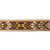 American Darling ADBLF143-L Beautifully Hand Tooled Genuine American Leather Belt Men and  Women Beaded