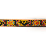 American Darling ADBLF146-L Beautifully Hand Tooled Genuine American Leather Belt Men and  Women Beaded