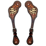 Bar H Equine H. Riding W. Leather Spurs Straps for Adults Womens – by Hilason – Cowboy and equestrian accessories