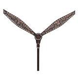 HILASON W. H. Breast Collar American Leather Floral by Hilason – Cowboy and equestrian accessories