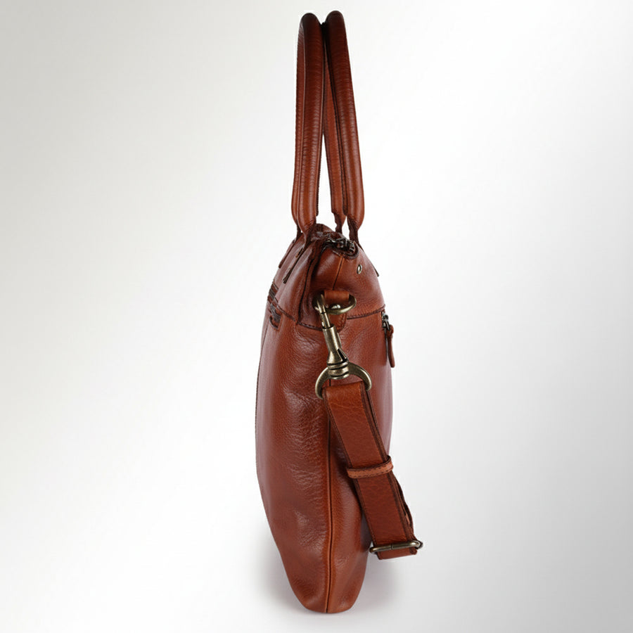 Spaghetti Western Swc179Tan Tote Vintage Handmade Drum Dyed Genuine European Cowhide Leather Women Bag Western Handbag Purse