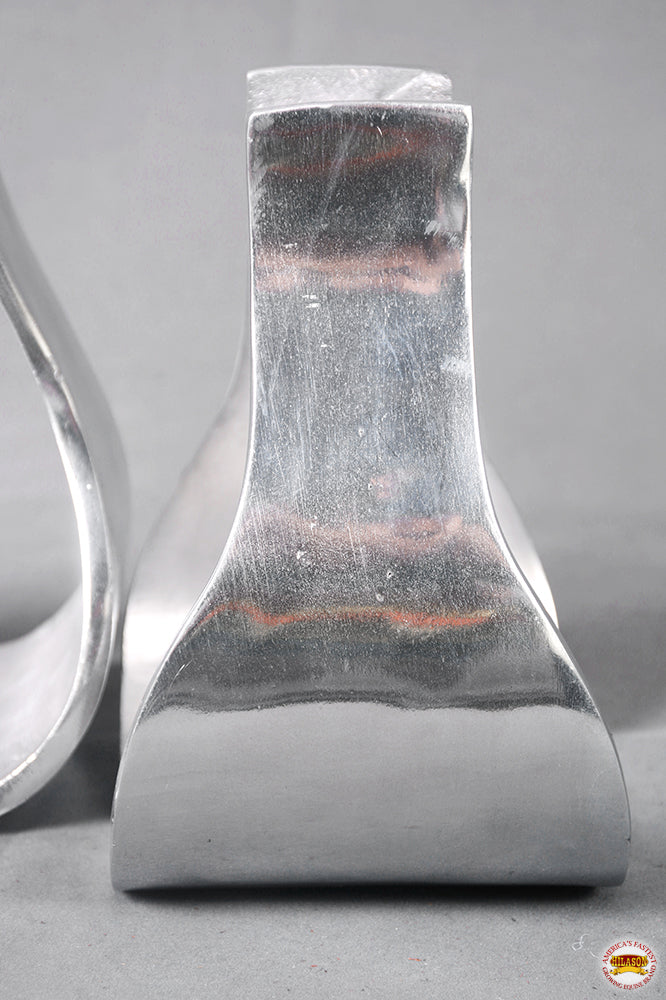 HILASON Aluminum Western Horse Wide Stirrups 7 Inch | Riding Stirrups| Lightweight for Horses Barrel Racing