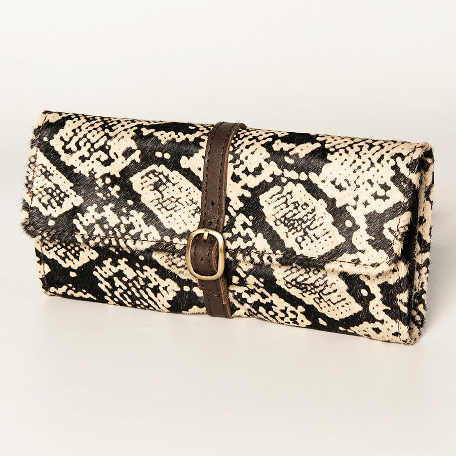 American Darling Hair-On Cowhide Jewelry Case Vegetable-Tanned Genuine Leather - Uhorse