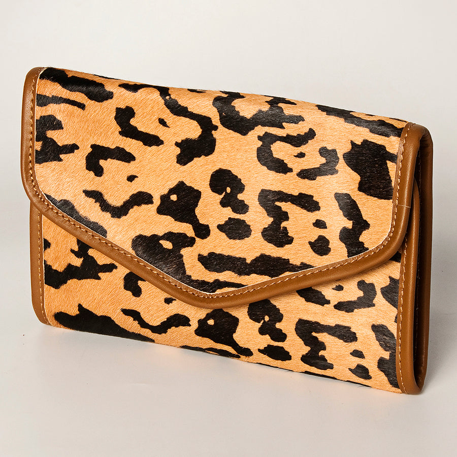 American Darling Hair-On Cowhide Jewelry Case Vegetable-Tanned Genuine Leather - Uhorse