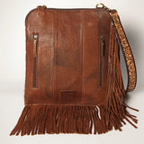 American Darling ADBGA252A Chaps Bag Hand Tooled Hair On Genuine Leather women bag western handbag purse