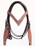 Comfytack Western Horse Saddle American Leather Trail Roping Ranch Tack Set