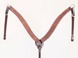 Comfytack Western Horse Saddle Genuine Leather Trail Roping Ranch Tack Set