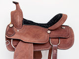 Comfytack W. H. Saddle Genuine Leather Trail Roping Ranch Tk. Set –