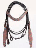 Comfytack Rough Out Western Saddle Leather Trail Tack Brown | Western Saddle | Saddle for Horses | Horse Tack Set