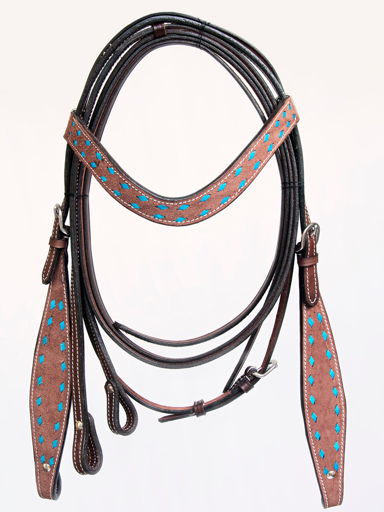 Comfytack Rough Out Western Saddle Leather Trail Tack Brown | Western Saddle | Saddle for Horses | Horse Tack Set