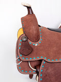 Comfytack Western Horse Saddle American Leather Trail Roping Ranch Tack Set