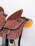 Comfytack Western Horse Saddle American Leather Trail Roping Ranch Tack Set