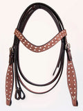 Comfytack Rough Out Western Saddle Leather Trail Tack Brown | Western Saddle | Saddle for Horses | Horse Tack Set